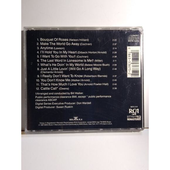 Eddy Arnold - The Best Of CD 1967 Digitally Remastered Country RCA - Picture 3 of 3